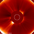 Latest LASCO C2 image of the Sun