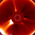 Latest LASCO C2 image of the Sun