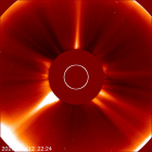 Latest LASCO C2 image of the Sun