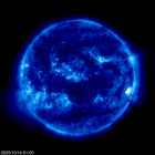 Click for time-lapse image of the sun
