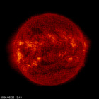 SOHO EIT 304 image of the sun