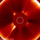 Latest LASCO C2 image of the Sun