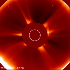 Latest LASCO C2 image of the Sun