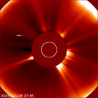 Latest LASCO C2 image of the Sun