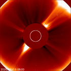 Latest LASCO C2 image of the Sun